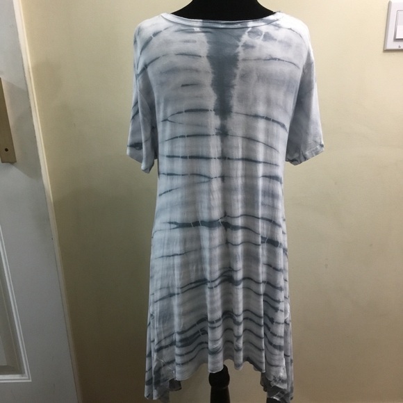 Unique Vocal tie dye handkerchief beaded dress - Picture 7 of 11